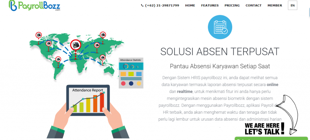 Tarik data absensi karyawan otomatis di seluruh cabang pakai Innovation dan Payrollbozz