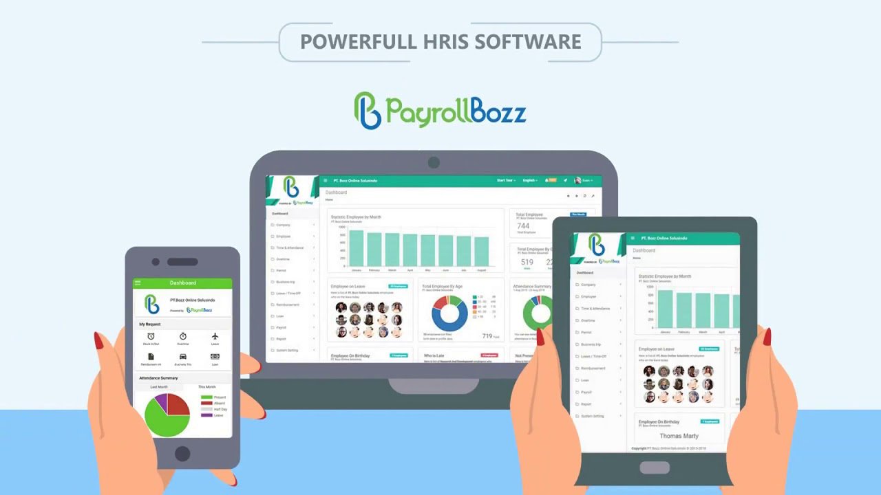 Software HRIS PayrollBozz, Kelola Absen dan Gaji Jadi Otomatis!